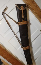 Leather Full Length Two Gun English Style Shotgun Cases - 10 of 18