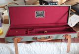 Beretta Nizzoli Canvas and Leather Two Barrel Shotgun Case - NICE! - 1 of 12