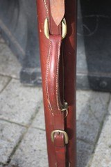 Vintage Leather Two Barrel Shotgun Case for 28" - 5 of 11