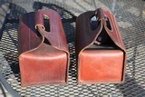 Alex Kerr and George Lawrence Tooled Leather Shotgun Shell Cases - - 8 of 11