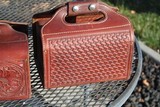 Alex Kerr and George Lawrence Tooled Leather Shotgun Shell Cases - - 3 of 11