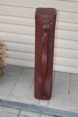 H.H Heiser Fully Tooled Leather Shotgun Case - NICE! - 2 of 19