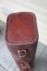 H.H Heiser Fully Tooled Leather Shotgun Case - NICE! - 19 of 19
