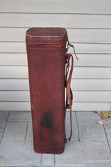 H.H Heiser Fully Tooled Leather Shotgun Case - NICE! - 15 of 19