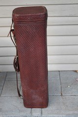 H.H Heiser Fully Tooled Leather Shotgun Case - NICE! - 7 of 19
