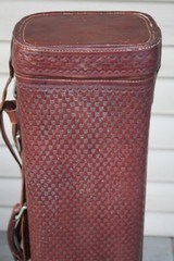 H.H Heiser Fully Tooled Leather Shotgun Case - NICE! - 8 of 19