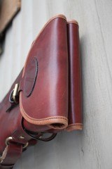 Leather Full Length Two Gun English Style Shotgun Cases - 6 of 13
