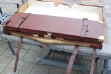 Oak and Leather Shotgun Case - 6 of 13