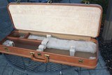 Browning Superposed Shotgun Airways Leather Gun Case - Two barrel Set NICE! - 1 of 9