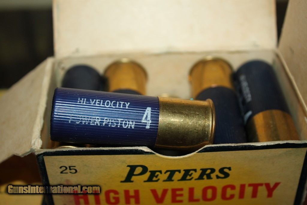 Peters High Velocity Ga Shotgun Shells Count