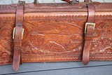 A. H. Hardy Deluxe Leather Shotgun Gun Case - RARE! - AH Hardy Beverly Hills CA. - 2 of 8