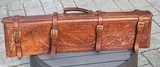 A. H. Hardy Deluxe Leather Shotgun Gun Case - RARE! - AH Hardy Beverly Hills CA. - 1 of 8