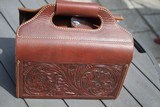 Alex Kerr Deluxe Leather Shotgun Shell Case - NICE! - 4 of 11