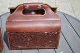 Alex Kerr Deluxe Leather Shotgun Shell Case - NICE! - 2 of 11