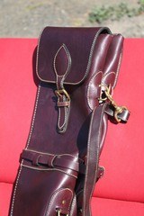 Mullholland Bros Leather Two Gun Case - NICE! - 2 of 9