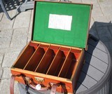 Holland & Holland Oak and Leather Shell Case - NICE! - 8 of 10