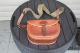 Vintage Willis Geiger Leather Shotgun Shell Bag - NICE! - 1 of 9