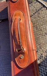 Holland Sport Leather Satchel Gun Case for a Pair of Take down guns - 5 of 7