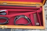 English Oak and Leather Gun Case - Ogden Smiths & Hussey London - NICE! - 14 of 19