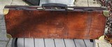 English Oak and Leather Gun Case - Ogden Smiths & Hussey London - NICE! - 6 of 19