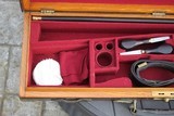 English Oak and Leather Gun Case - Ogden Smiths & Hussey London - NICE! - 12 of 19