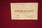 English Oak and Leather Gun Case - Ogden Smiths & Hussey London - NICE! - 11 of 19