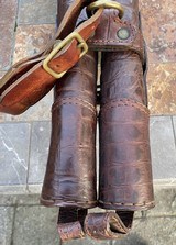 Famars Italian Leather Two Gun Case - Abbiatico & Salvinelli -
NICE!! - 10 of 19