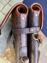 Famars Italian Leather Two Gun Case - Abbiatico & Salvinelli -
NICE!! - 15 of 19