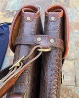 Famars Italian Leather Two Gun Case - Abbiatico & Salvinelli -
NICE!! - 12 of 19