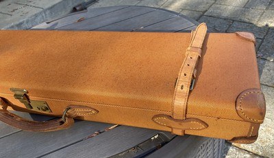 Brady English Canvas & Leather Shotgun Case - Image 3 of 12