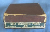Colt Model 1908 .25 Vest Pocket Auto and Box - 10 of 15