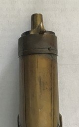 Small antique mid-1800s Colt or Remington brass powder flask - 2 of 6