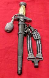 German Luftwaffe WW2 Dagger By Tiger With The Hanger and Portepee - 2 of 10