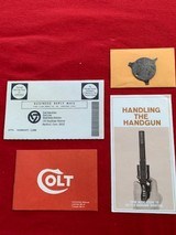 Like New Colt Trooper MK III nickel
.357 magnum w/original box & papers - 15 of 15