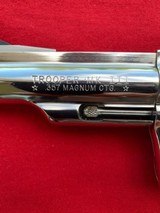 Like New Colt Trooper MK III nickel
.357 magnum w/original box & papers - 8 of 15
