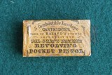 Genuine original Colt Model 1849 .31 caliber combustible cartridge packet - 1 of 5