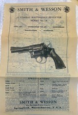Smith and Wesson Combat Master Piece
Model 18-3 - 12 of 15