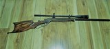 Custom Stevens 25-21 Schuetzen Rifle - 2 of 9