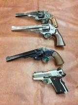 Four Gun Lot Smith and Wesson Prototype & Engraved Guns - 1 of 20