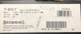 Browning Left Handed T-Bolt 17 HMR Bolt Action Rifle - 14 of 16