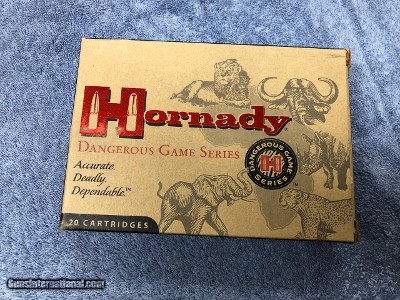 Hornady 416 Rigby Dangerous Game Series Ammunition