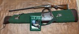 AH Fox Sterlingworth 20 ga shotgun with book and soft case