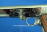 Colt Government 70 Series 1911 45ACP Nickel #10053 - 2 of 7