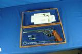 Smith & Wesson Model 57 41Mag w/wood box NICKEL #10275 - 1 of 11