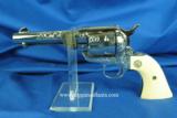 Colt SAA 45LC 4.75' brl ENGRAVED Ivory grips #6016 - 3 of 13