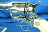 Colt SAA 45LC 4.75' brl ENGRAVED Ivory grips #6016 - 7 of 13