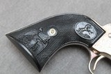 Colt Single Action Army, .45 Colt, Factory Engraved, Antique Silver, Unfired - 4 of 20
