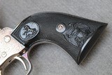 Colt Single Action Army, .45 Colt, Factory Engraved, Antique Silver, Unfired - 8 of 20