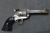 Colt Single Action Army, .45 Colt, Factory Engraved, Antique Silver, Unfired - 3 of 20