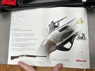 Benelli Raffaello 1 of 500, 20 GA - Mint Condition with Case - Image 18 of 20